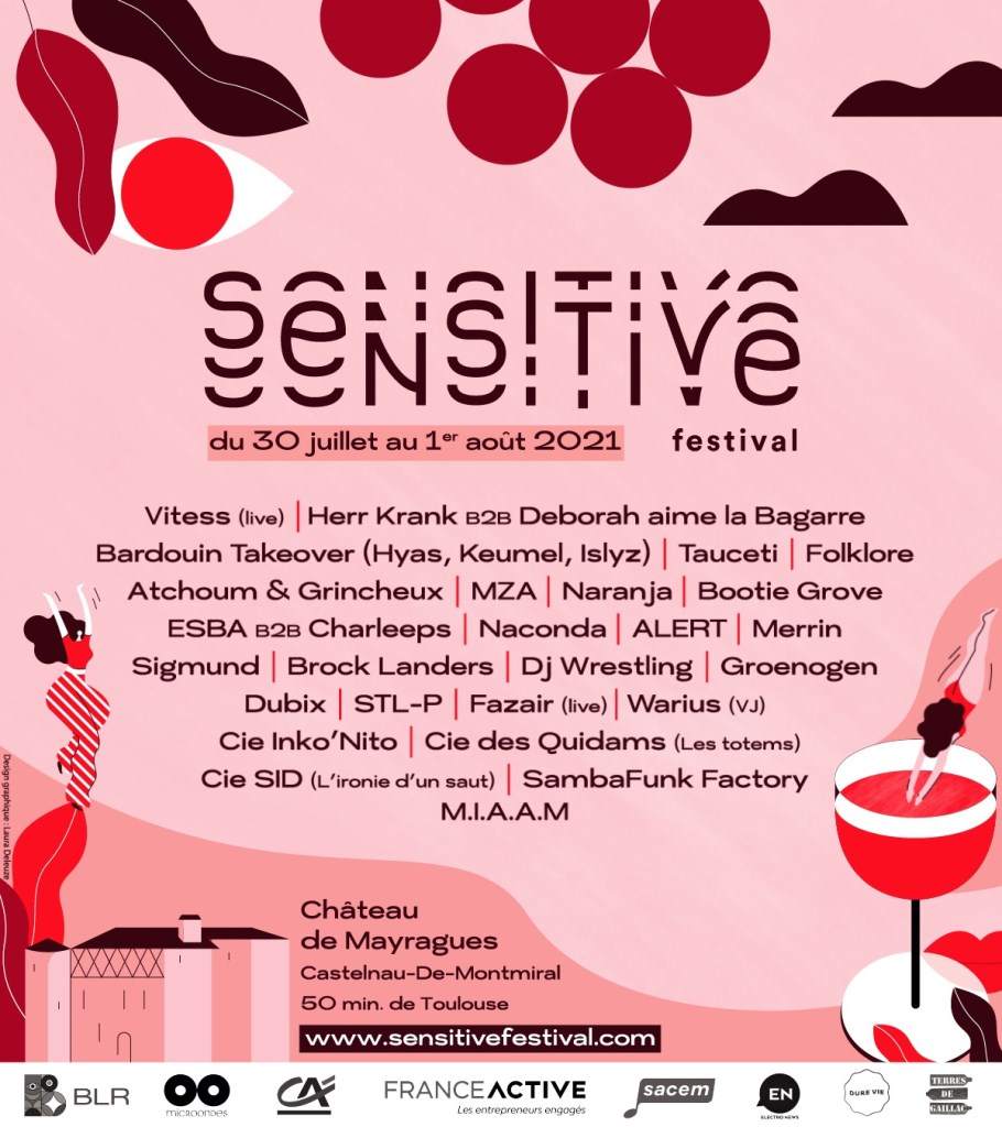 Sensitive Festival - フライヤー表