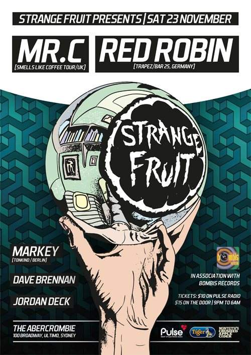 Strange Fruit presents Mr.C & Red Robin (Trapez) in Association with Bombis Records - Página frontal