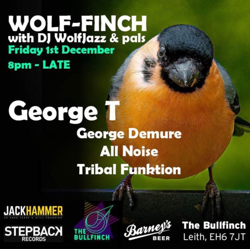 Wolf-Finch with DJ WolfJazz & pals - フライヤー表