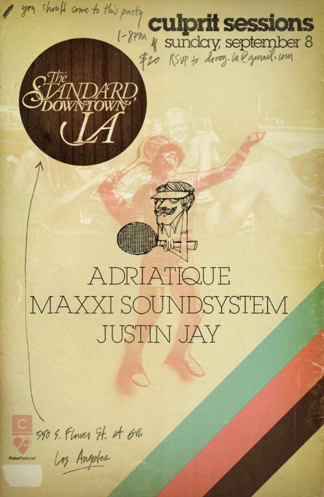 Culprit Sessions with Adriatique, Maxxi Soundsystem & Justin Jay - Página frontal