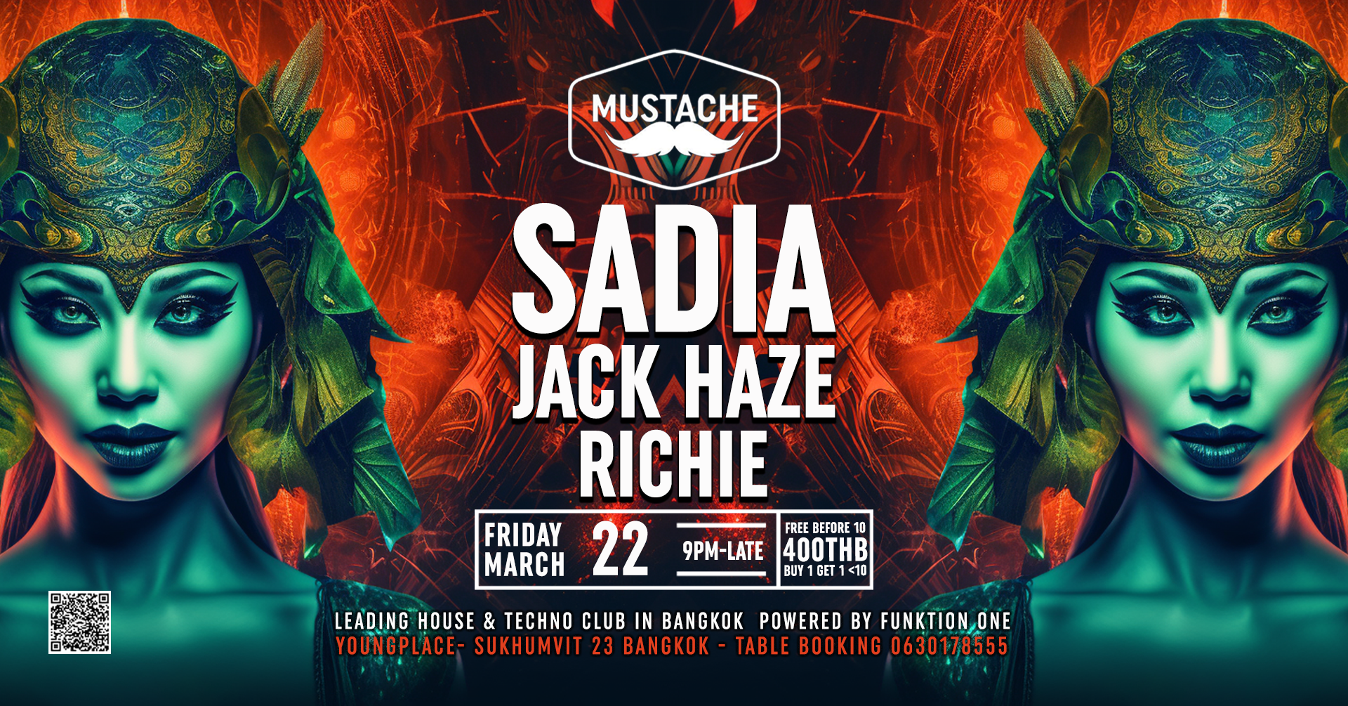 SADIA - Jack Haze - RICHIE I Mustache Bangkok - Página frontal