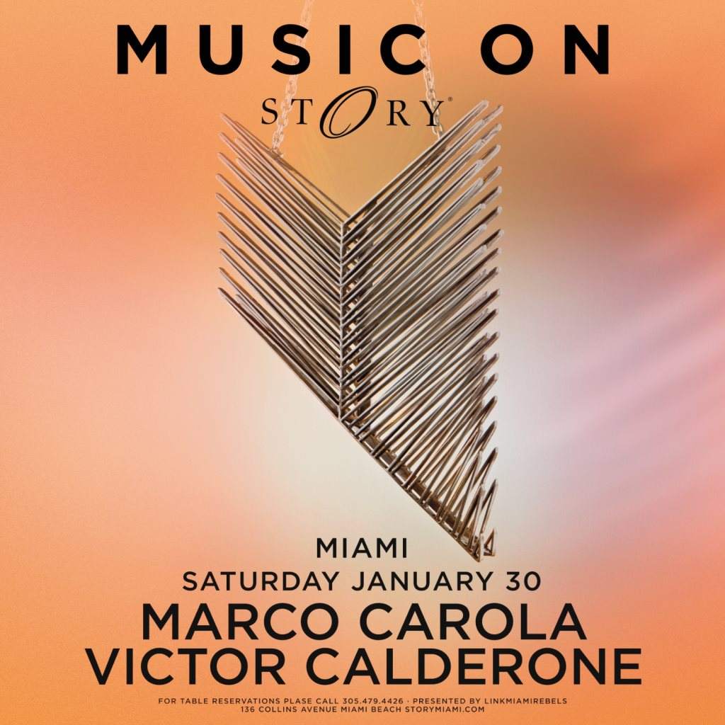 Music On Marco Carola & Victor Calderone - Página frontal