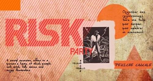 Risk Party Invite XLR Events - フライヤー表