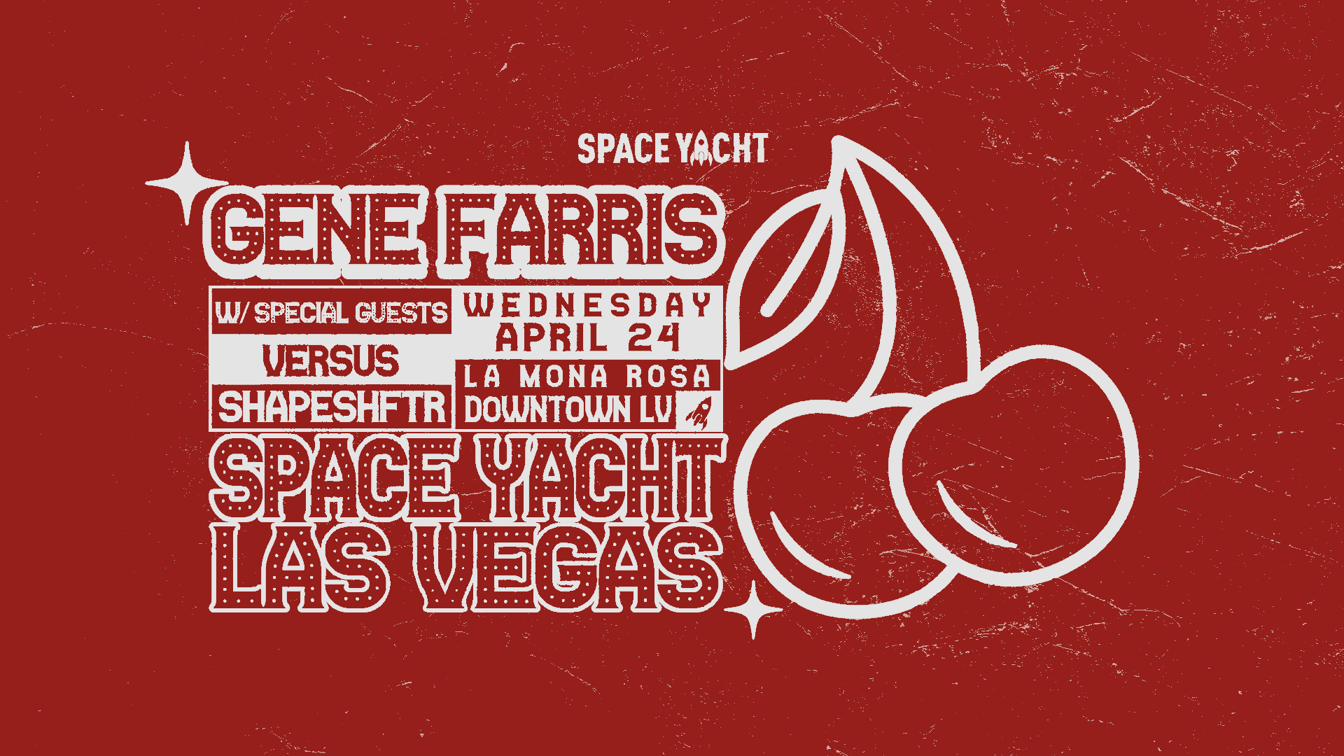 Space Yacht Las Vegas - フライヤー表