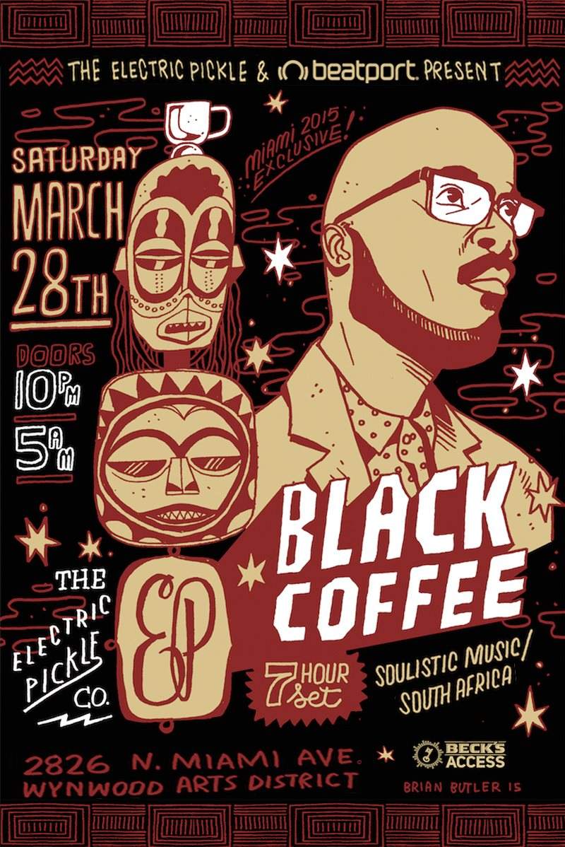 Beatport & The Electric Pickle presents Black Coffee Exclusive 7 Hour set - Página frontal