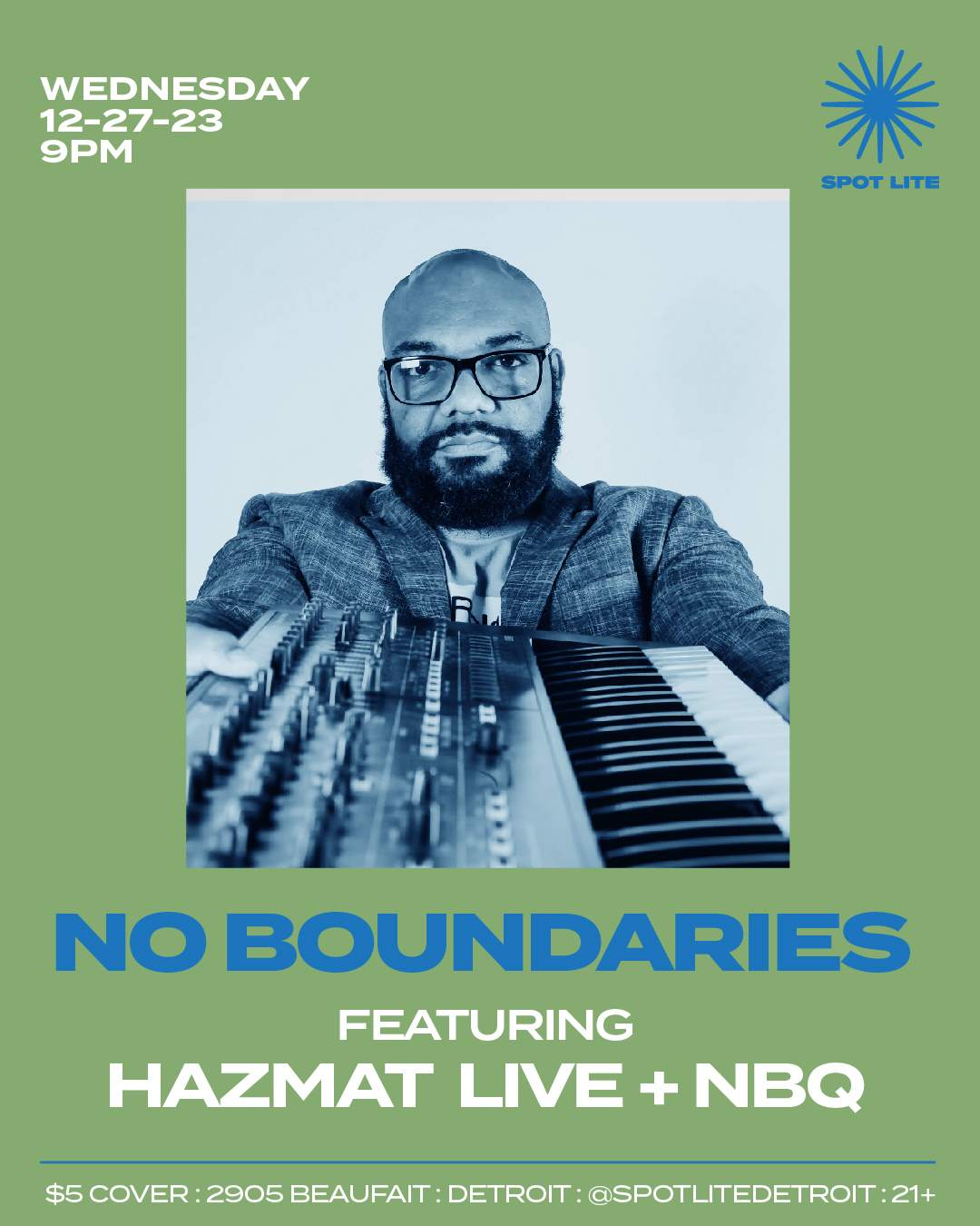 No Boundaries featuring Hazmat Live + NBQ - フライヤー表