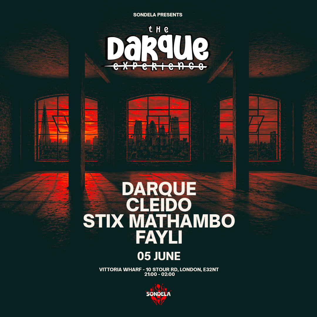 Sondela presents: The Darque Experience at Vittoria Wharf Studio ...