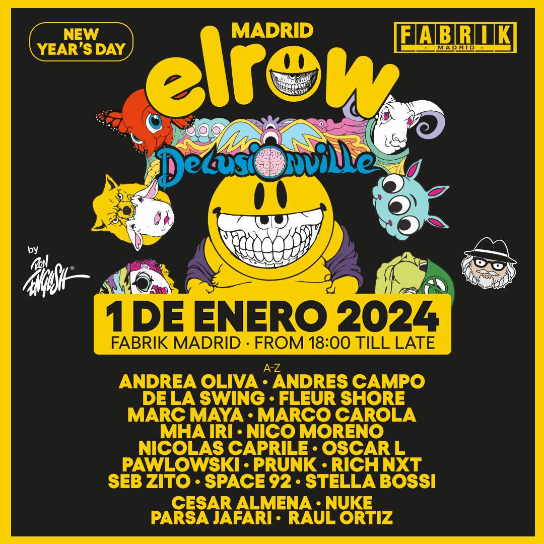 Elrow a o nuevo 2024 at fabrik madrid