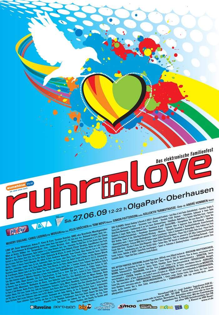 Ruhr In Love 2009 - フライヤー表