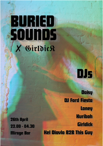 Buried Sounds X DJ Girl Dick - Página frontal