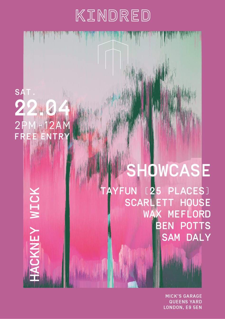 Kindred Launch: Free Day Party (Hackney Wick) - Página trasera