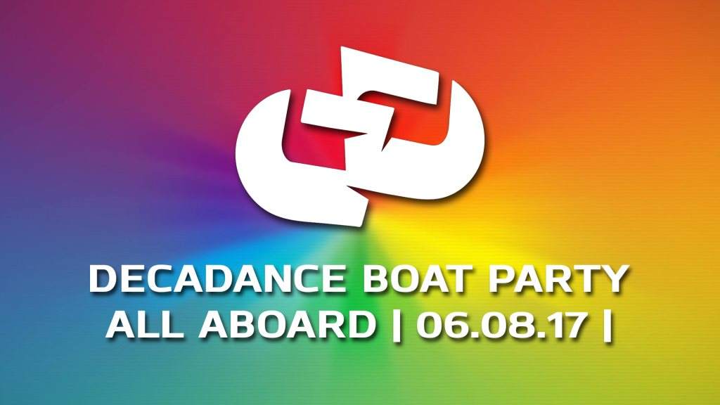 Decadance Pride Boat Party - フライヤー裏