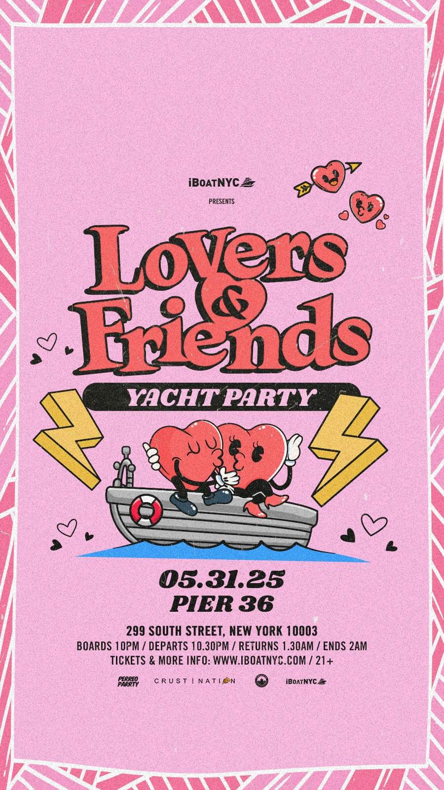 LOVERS & FRIENDS - Hip Hop & R&B Boat Party Yacht Cruise NYC