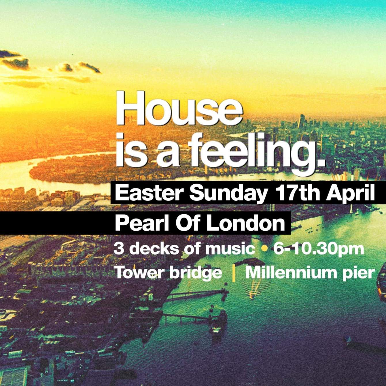 House is a Feeling (The Easter Boat Party) - Página frontal