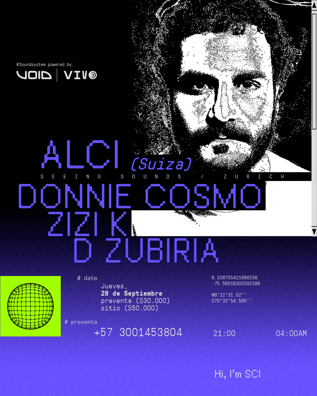 Alci (Suiza) / Donnie Cosmo / Zizi K / D Zubiria - Página frontal