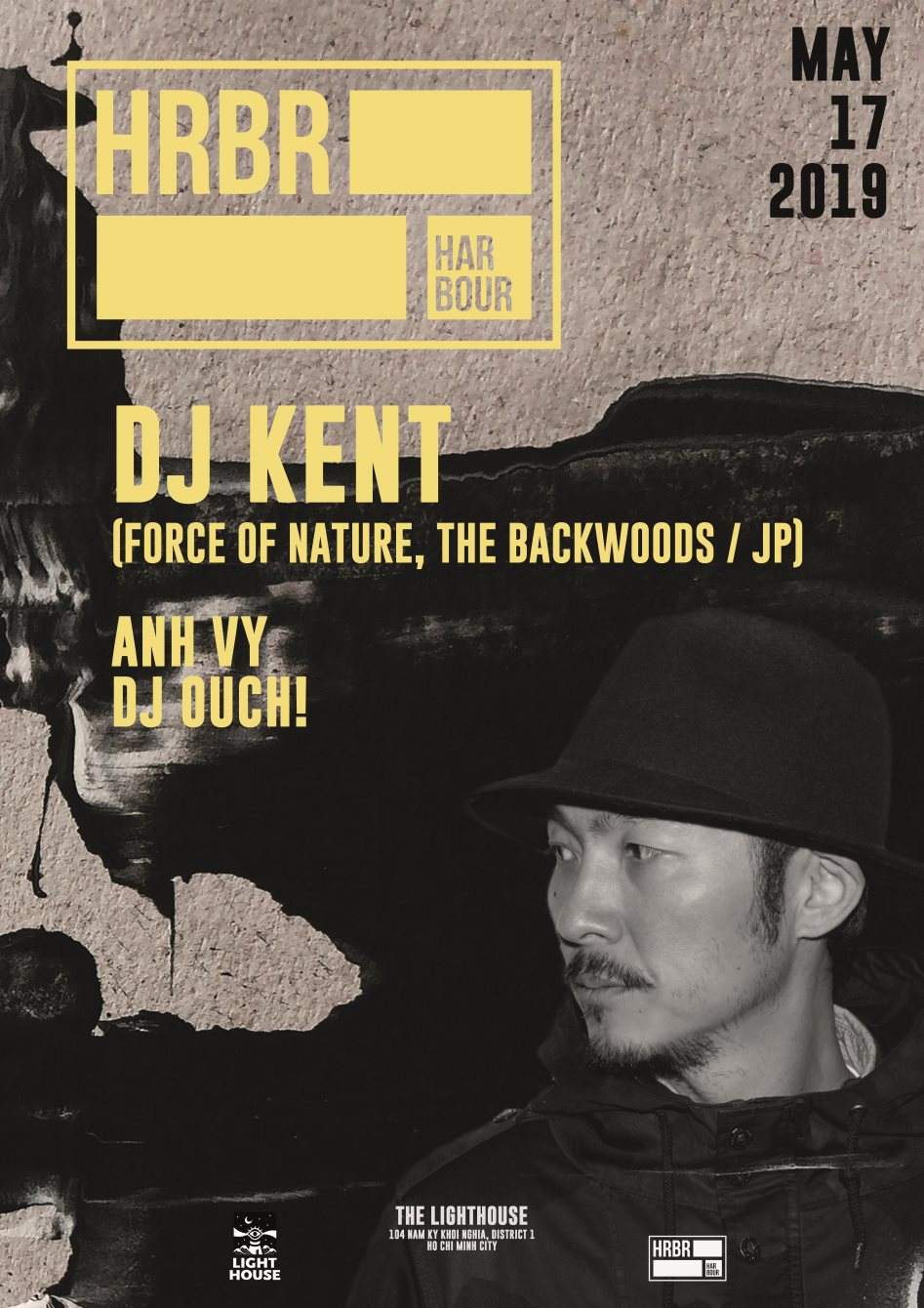 HRBR: DJ Kent (Force of Nature / JP) - フライヤー裏