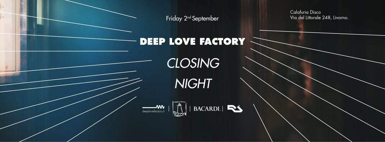 Deep Love Factory Horizons - Closing Night - フライヤー表