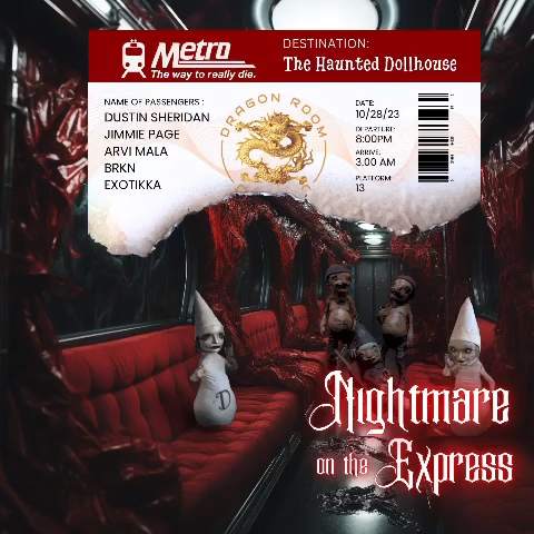 Nightmare On The Express - A Halloween Event - フライヤー裏