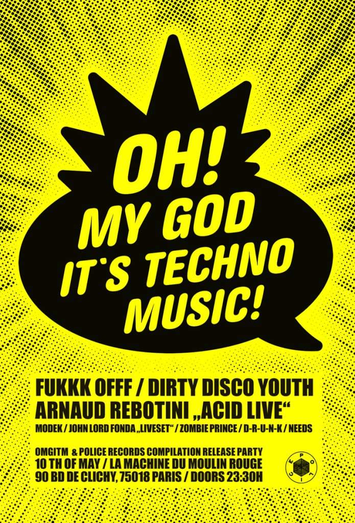 Oh My God It's Techno Music - Página frontal