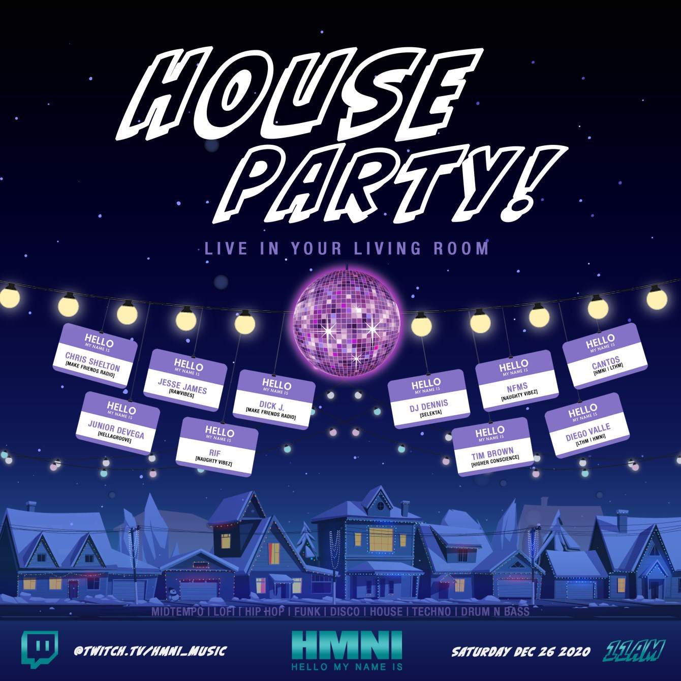 HMNI - House Party - Dec 26 2020 - Página frontal
