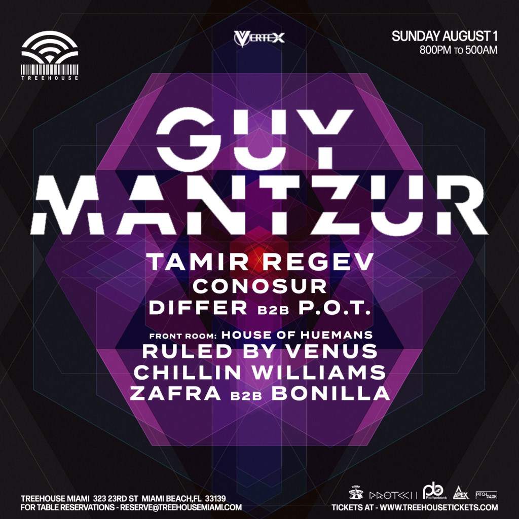 Guy Mantzur + Tamir Regev - フライヤー表