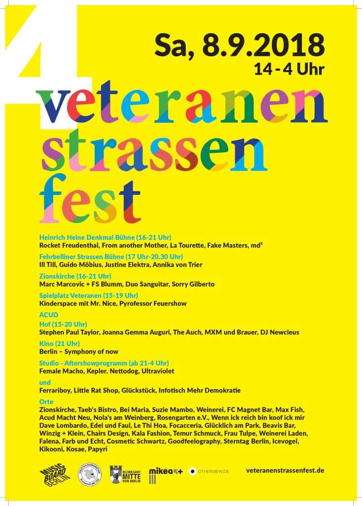4. Veteranenstrassenfest - Página frontal