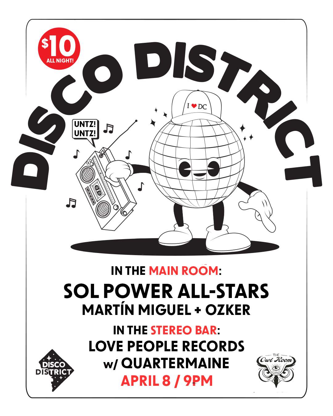 Disco District & Love People Records - Página frontal
