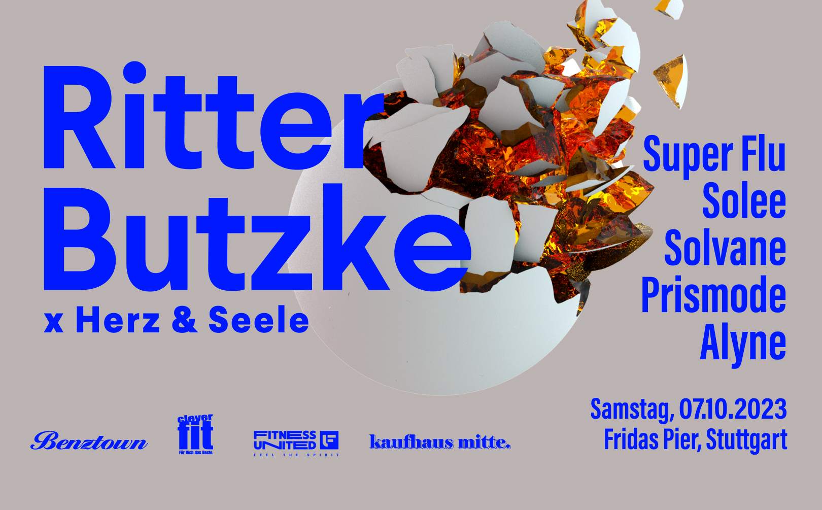 Ritter Butzke in Stuttgart - フライヤー表