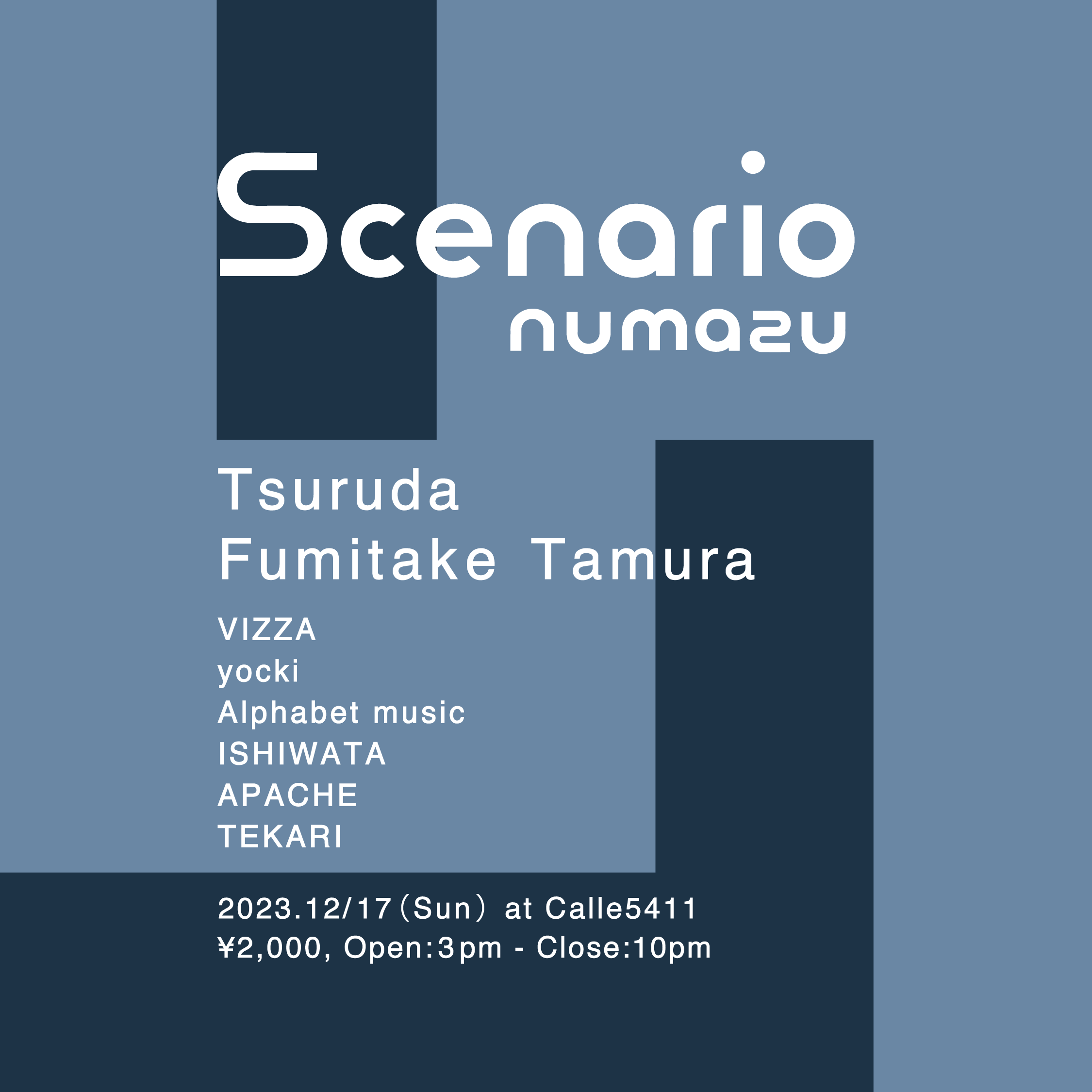 Scenario Numazu - フライヤー表