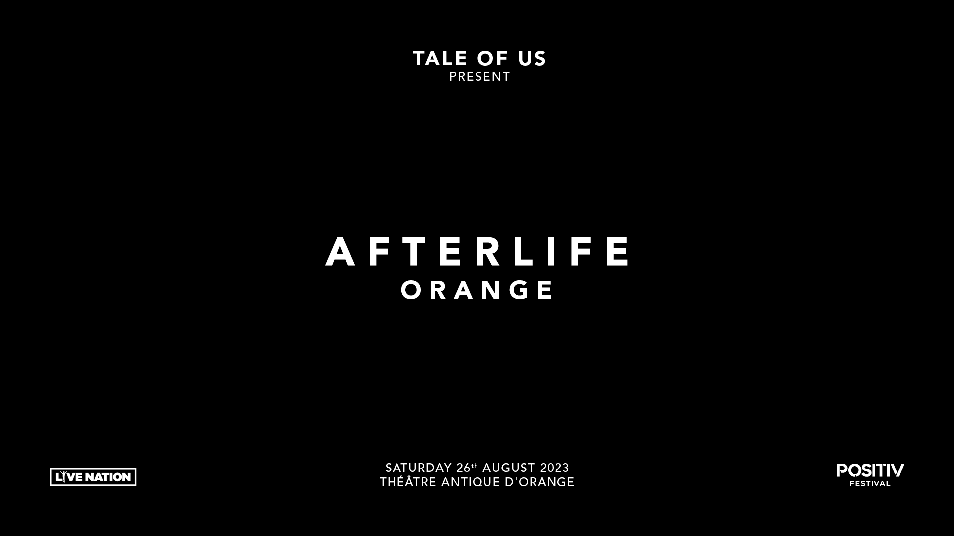 Afterlife Orange 2023 at le Théâtre Antique d'Orange, South East