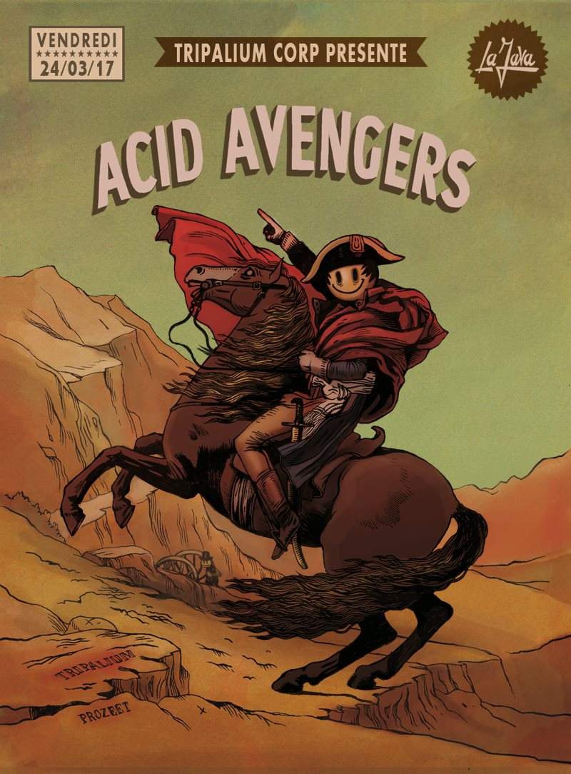 Acid Avengers - Página frontal