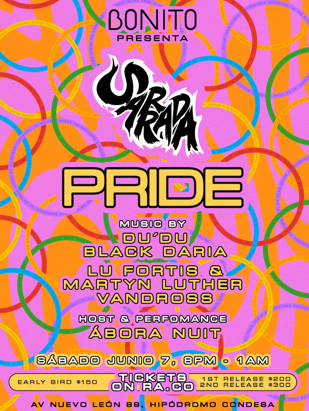 Sarrada Pride x Bonito at un club bonito, Mexico City