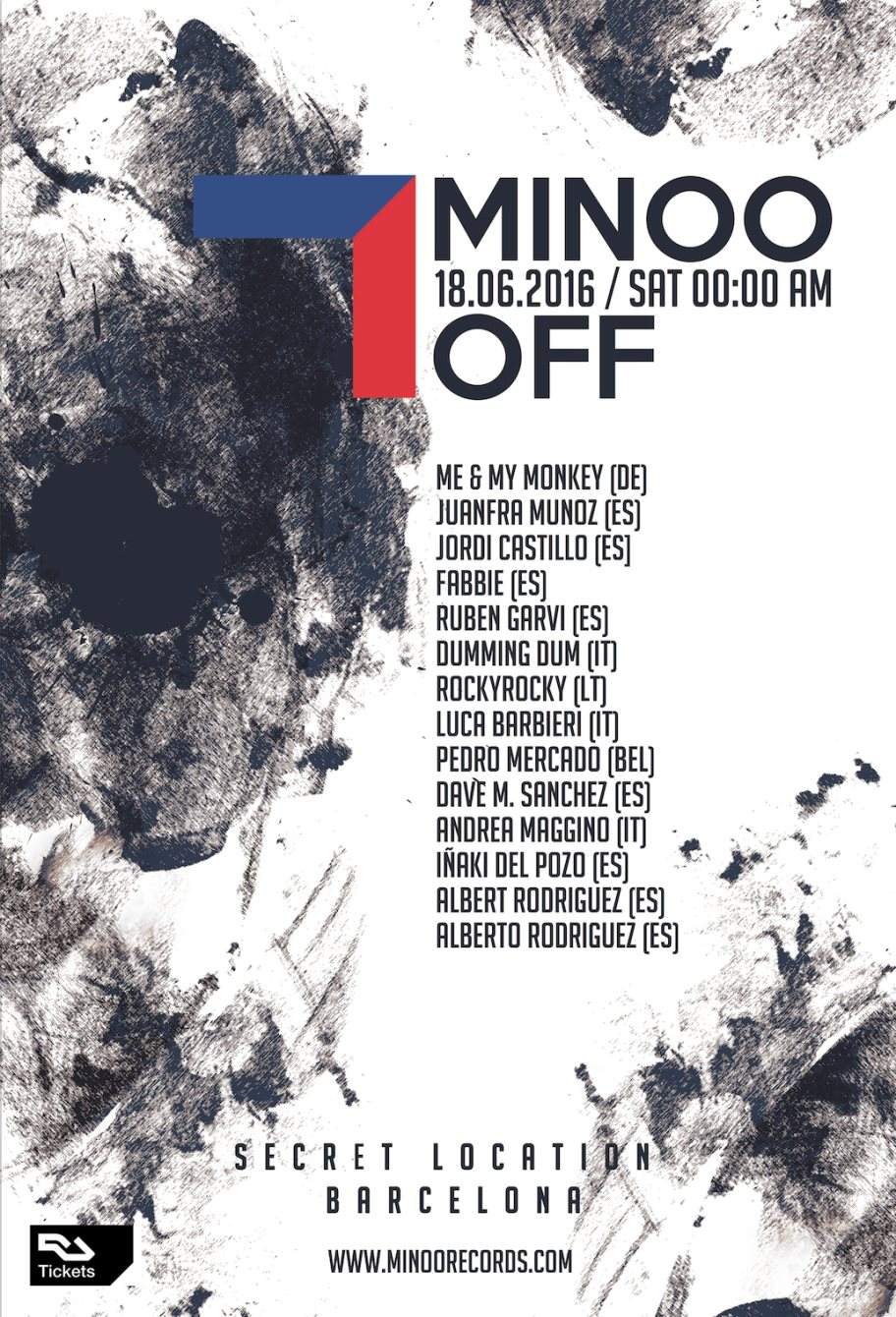 Minoo OFF Barcelona // Minoo Records - Página frontal