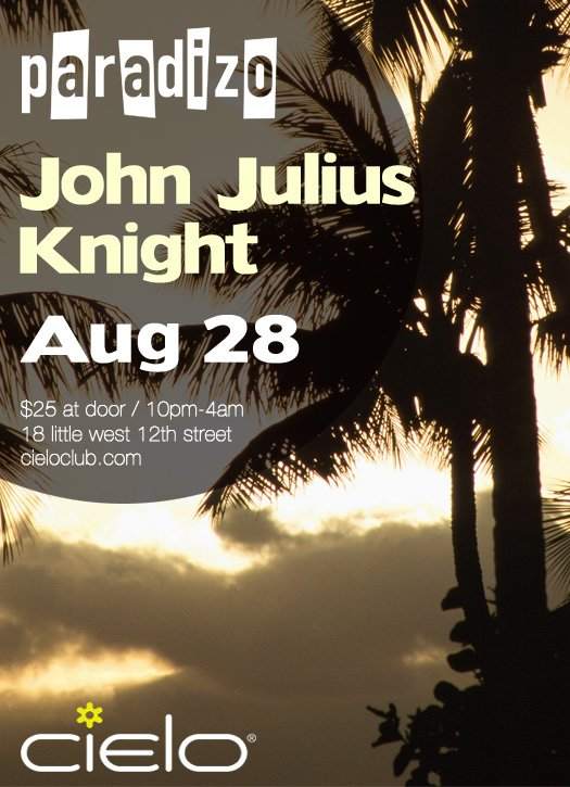 Paradizo presents John Julius Knight - Página frontal