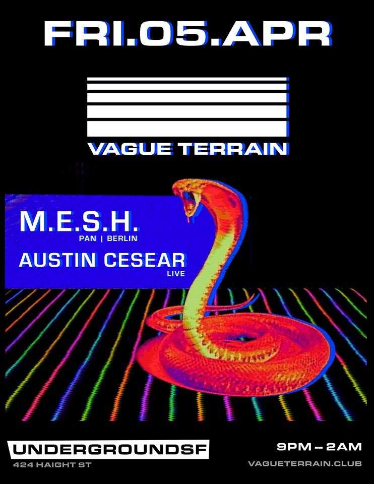 Vague Terrain with M.E.S.H., Austin Cesear - Página frontal