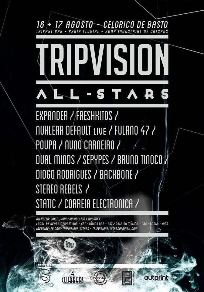 Trip Vision all Stars - フライヤー表