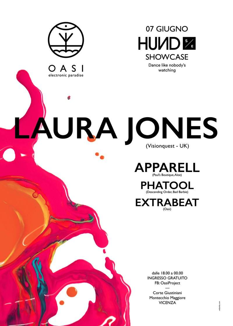 Oasi Feat. Hund Showcase with Laura Jones - Página frontal