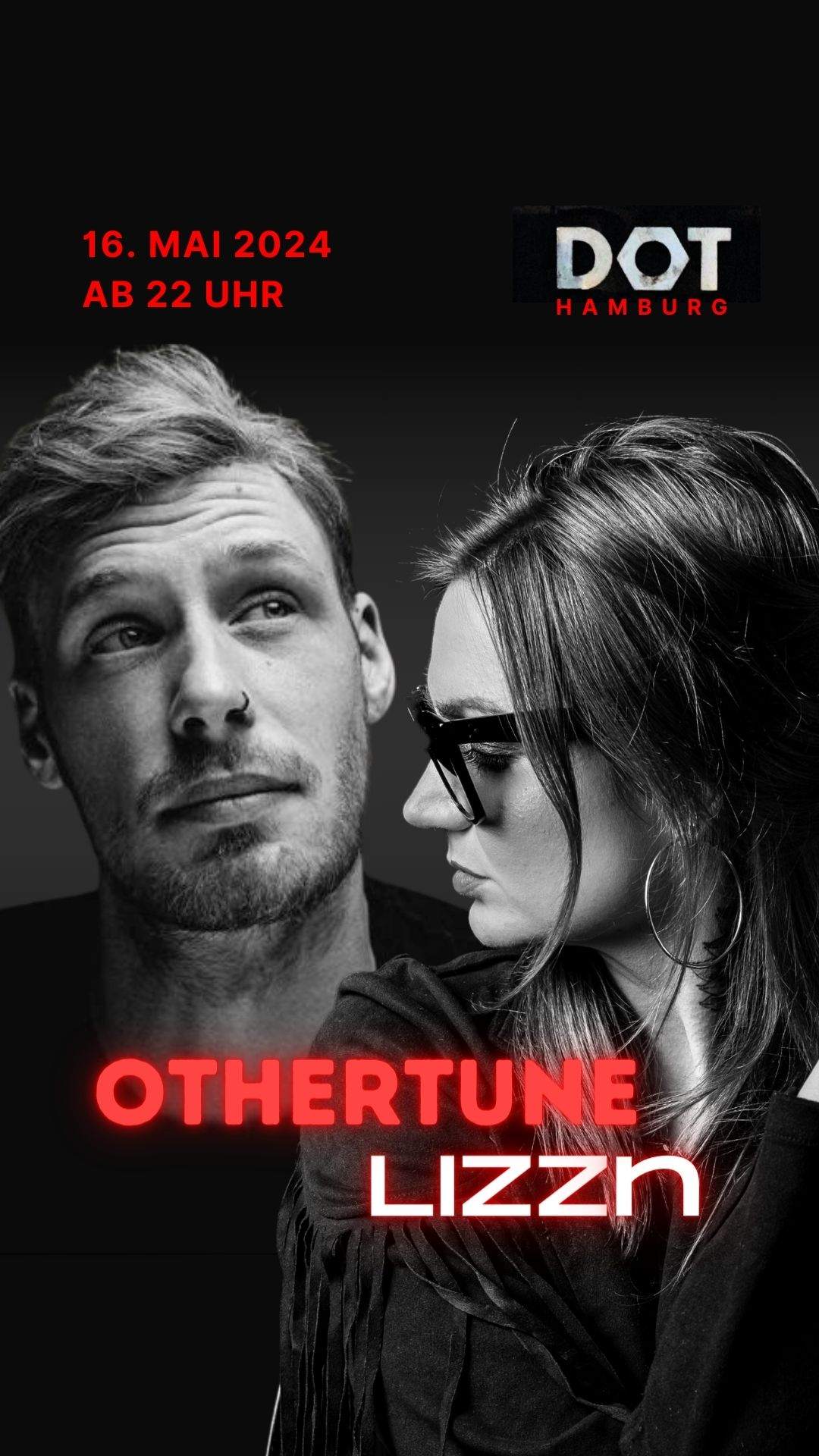 THURSDAYS at DOT with Othertune, LIZZN - フライヤー表