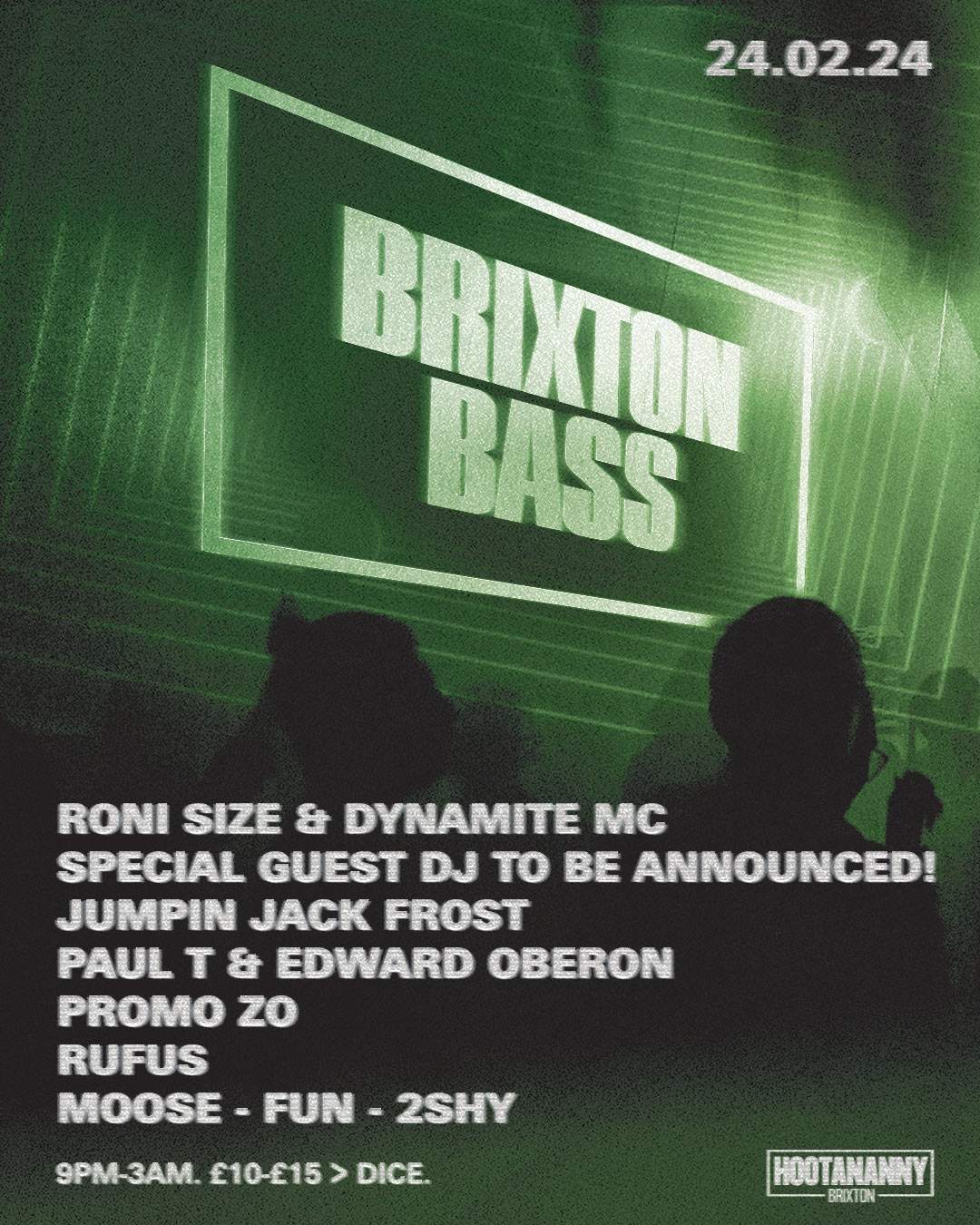 Brixton Bass: Roni Size + Special Guest Tba - フライヤー表