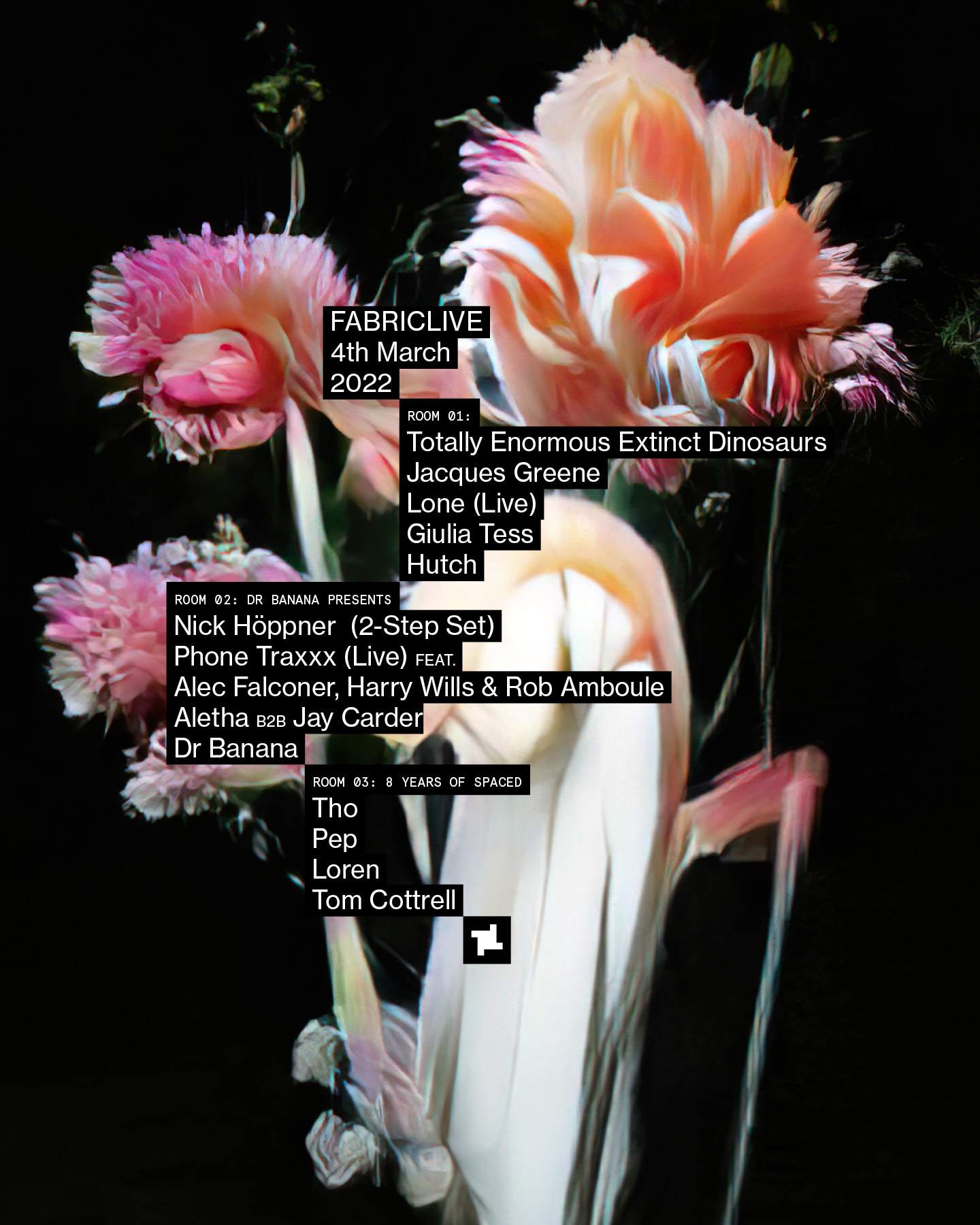 FABRICLIVE: TEED, Jacques Greene, Dr Banana, Phone Traxxx (Live), Nick Höppner & More - フライヤー表
