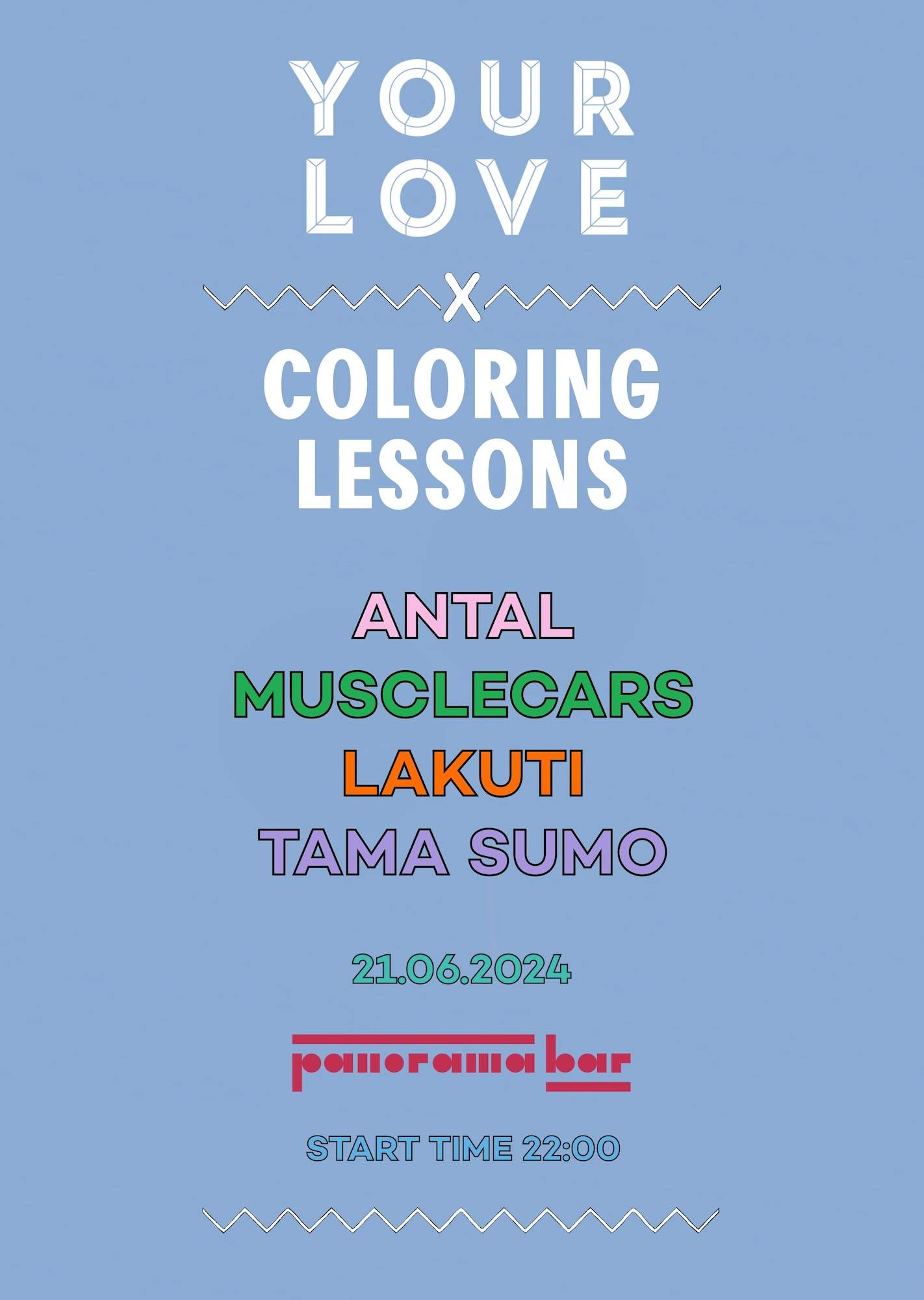 Your  Love x Coloring Lessons - フライヤー表
