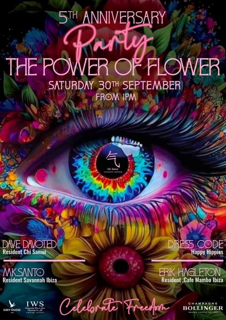 THE POWER OF FLOWER- CHI 5TH ANNIVERSARY - Página frontal