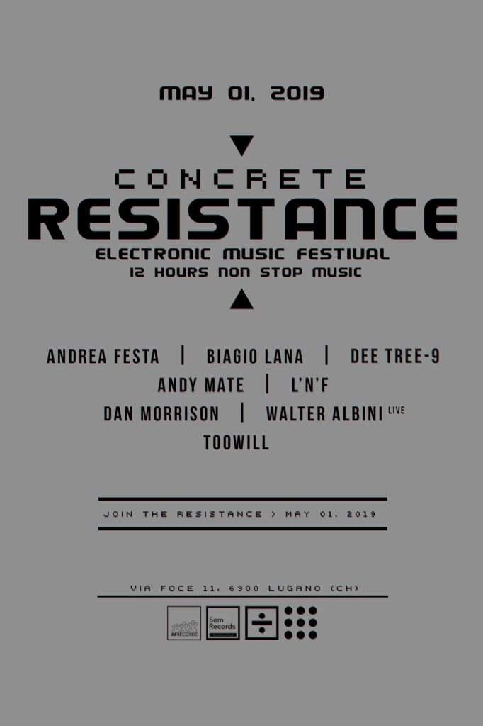 Concrete Resistance - フライヤー表