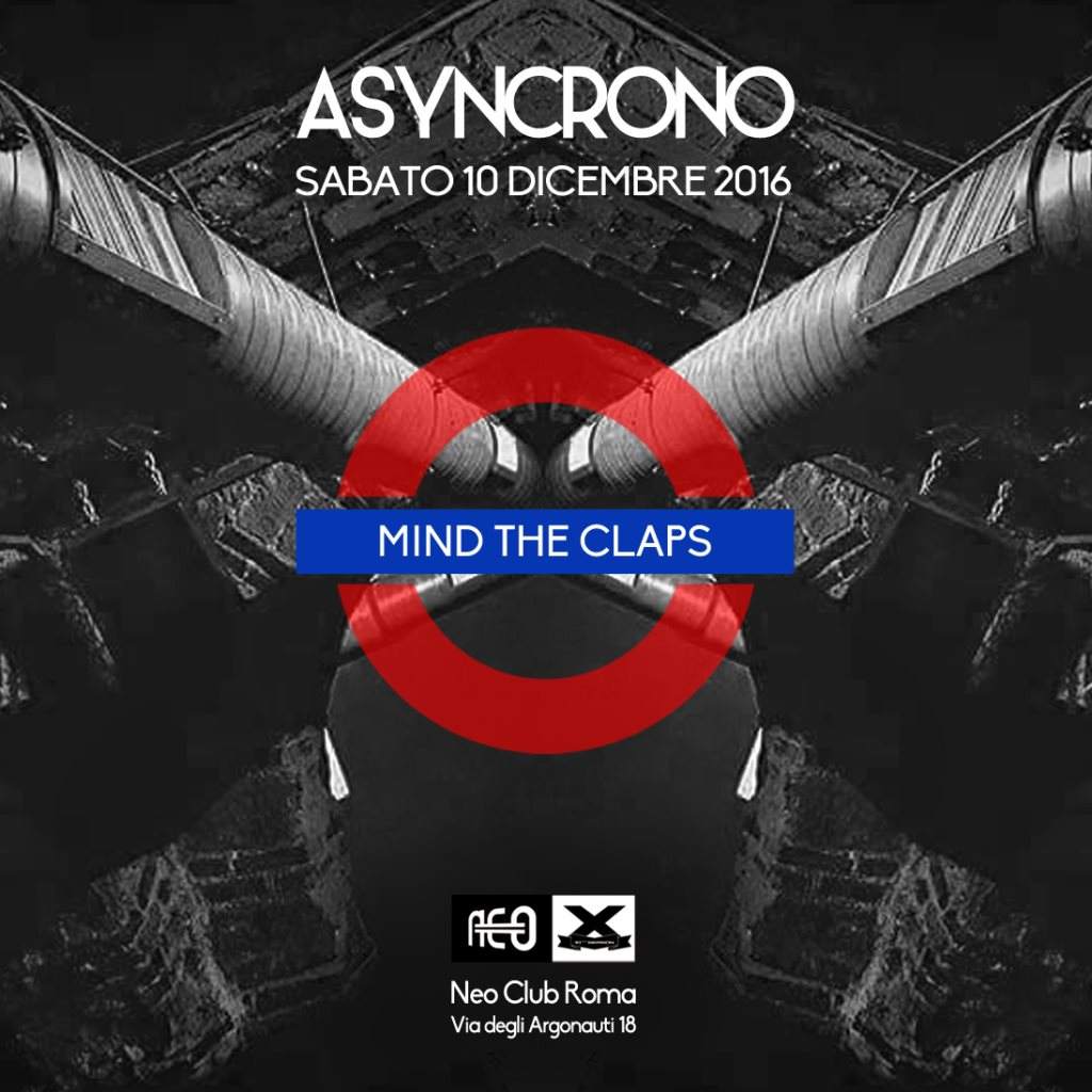 Asyncrono pre Mind The Claps - Página frontal