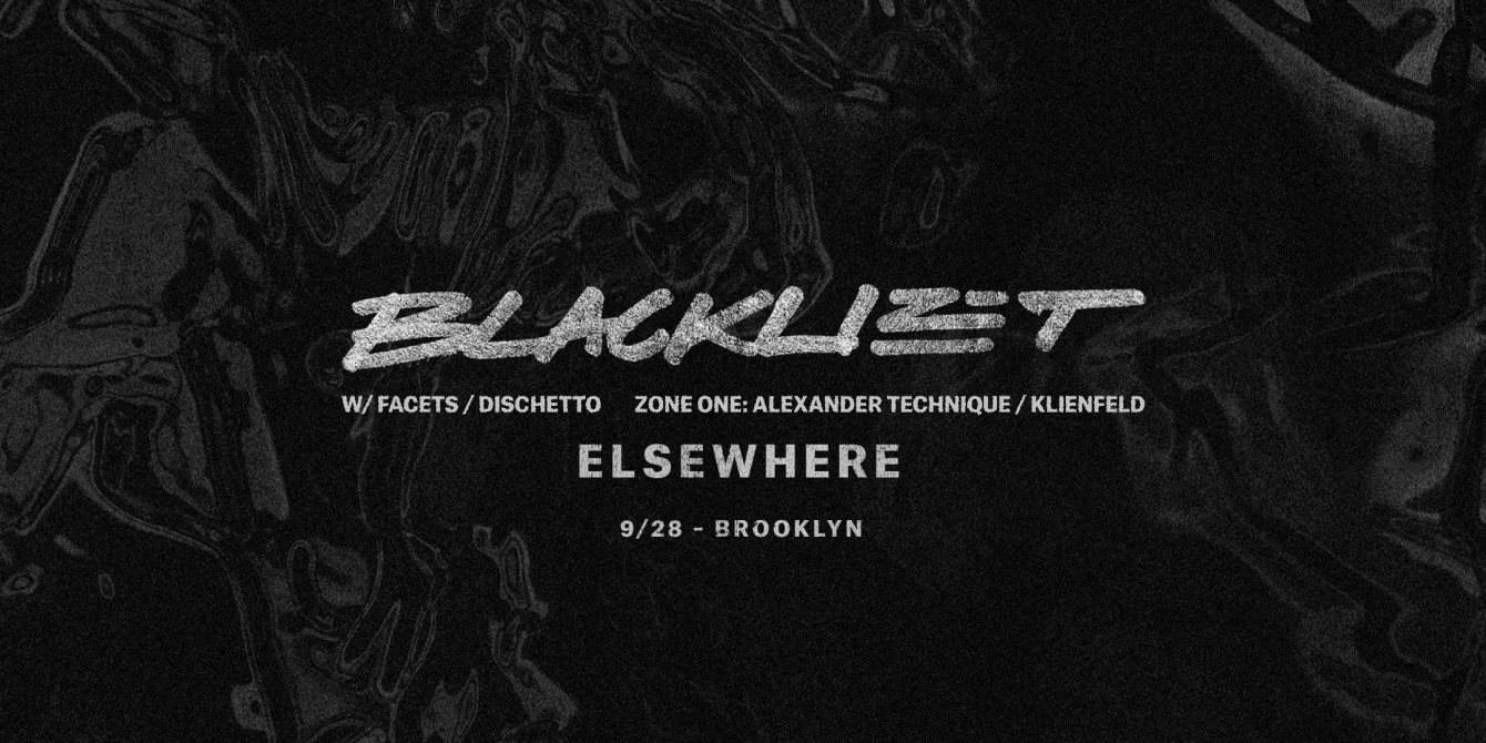 ZHU - Blacklizt Brooklyn - フライヤー表