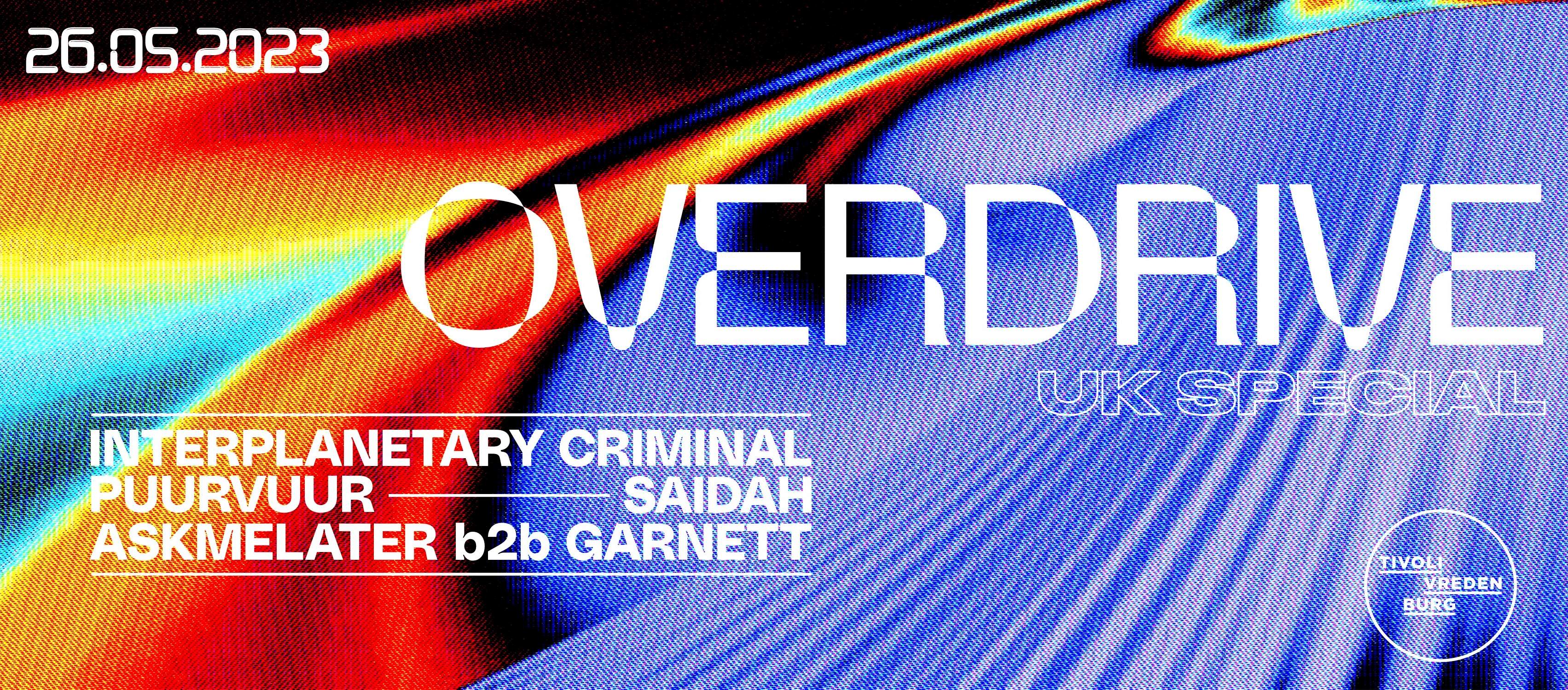 【12062】sound factory gigs over drive OVERDRIVE: Interplanetary Criminal bij TivoliVredenburg, Utrecht