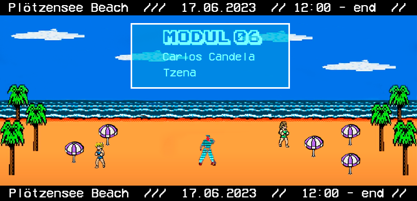 MODUL Vol. 6 with Tzena & Carlos Candela - フライヤー表