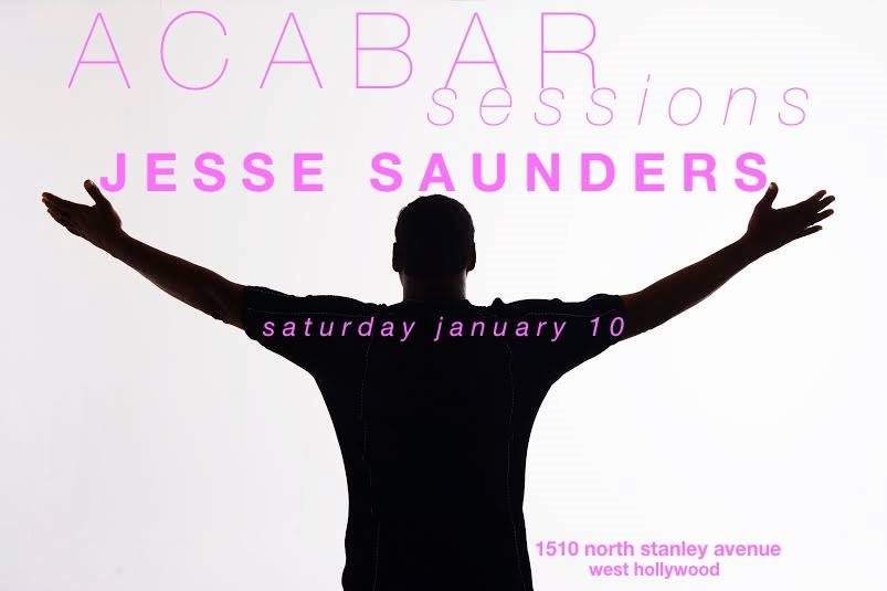 Acabar Sessions with Jesse Saunders, Bret Wallace & Junior Madrid - フライヤー表