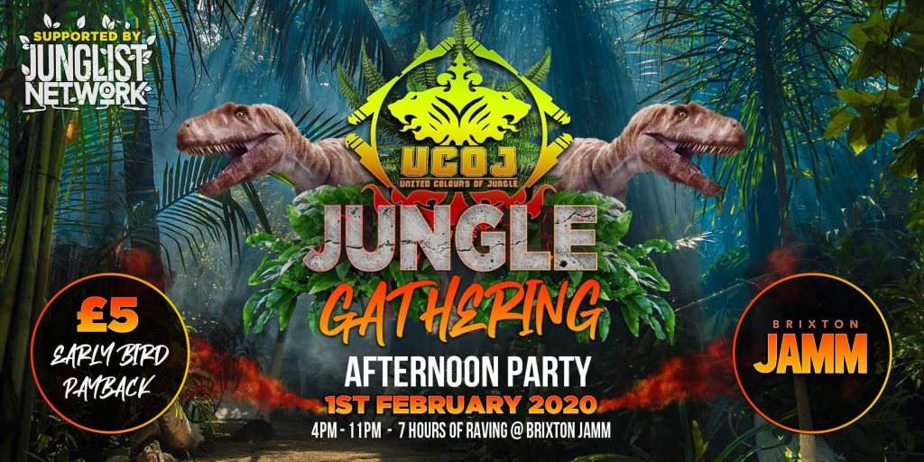 United Colours of Jungle: Jungle Gathering - フライヤー表