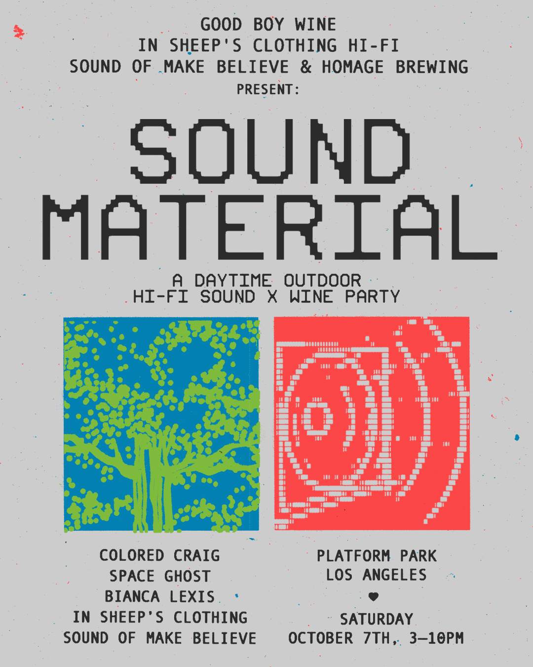 Sound Material - Página frontal